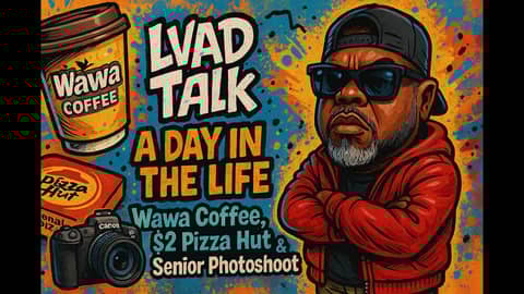 LVAD Talk: A Day in the Life | Wawa Coffee, $2 Pizza Hut & Senior Photoshoot