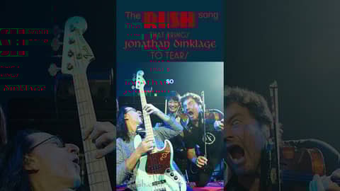 The RUSH song that brings violinist Jonathan Dinklage to tears #rush