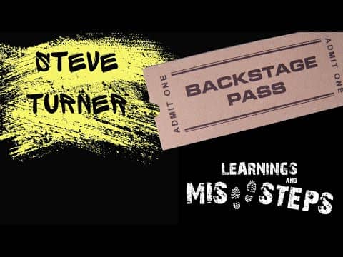 Steve Turner Backstage pass