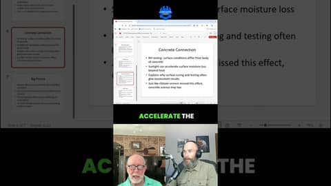 Is Sunlight Making Concrete Weaker?