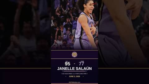 Tip Hayes & Janelle Salaün PERFECT Pick & Roll! 💜 | Golden State Valkyries