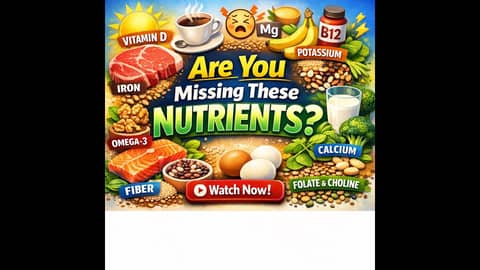 Nutrients Most People Don't Realize They're Missing