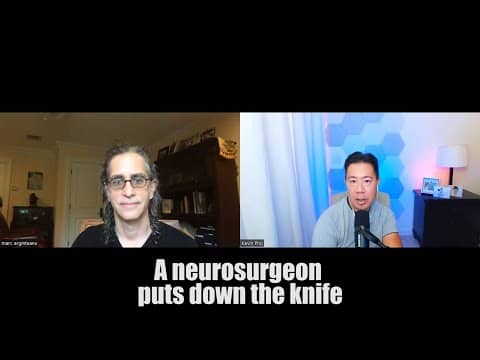 A neurosurgeon puts down the knife