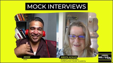 Student Mock Interviews build skills and are a gateway to employment.