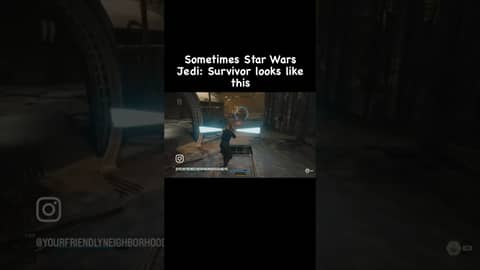 The two sides of Star Wars Jedi: Survivor… #jedifallenorder #jedisurvivor #starwars