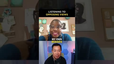 Listening to opposing views #shorts Listening to opposing views #shorts