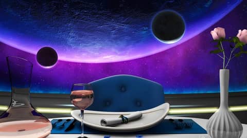 Calm Vibes on Your Private Spaceship 🚀 Space White Noise for Studying