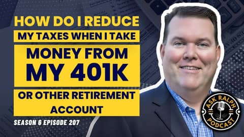 How do I reduce my taxes when I take money from my 401K or other retirement account?