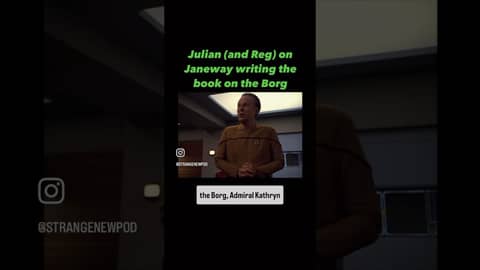 Julian (and Reg) on how Janeway wrote the book on the Borg. #startrekvoyager #voyager