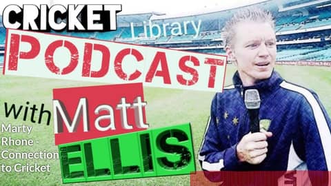 The Cricket Library Podcast - Marty Rhone (Passion for Cricket) The Cricket Library Podcast - Marty Rhone (Passion for Cricket)