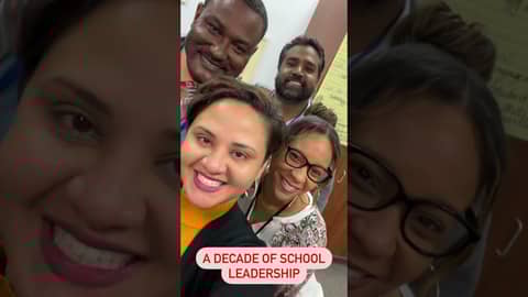 Celebrating a decade of principalship & creating positive outcomes for #students