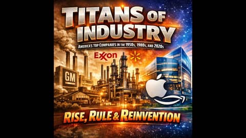 Titans of Industry: How America’s Top Companies Rose, Ruled, and Fell (1950s–2020s)