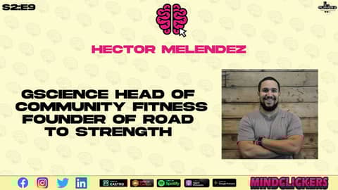 Hector Melendez - Gscience Head of Community Fitness & Founder of Road to Strength Hector Melendez - Gscience Head of Community Fitness & Founder of Road to Strength