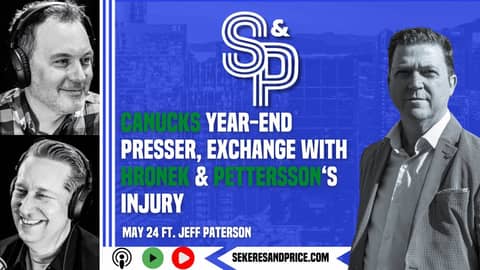 Jeff Paterson on his exchange with Hronek, Allvin upgrading the Canucks, Pettersson's injury Jeff Paterson on his exchange with Hronek, Allvin upgrading the Canucks, Pettersson's injury