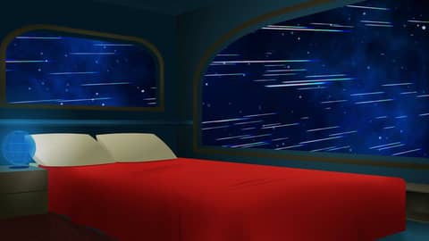 Sleep, the final frontier 🚀 Starship White Noise for Sleeping ☄️ 10 Hours Sound Machine