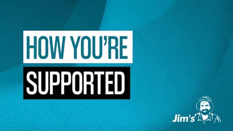 What support do divisional franchisors recieve from Jim's? | www.jims.net | 131 546