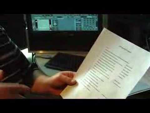 Backstage of production