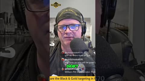 Steelers WR Draft Strategy: Don't Pick in Round 1! #shorts