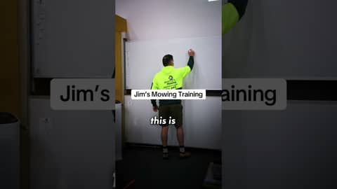Jim’s Mowing training #jimsmowing #jimsgroup #franchise #franchising #training