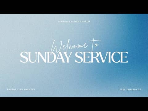 BECOMING A GLORIOUS THRONE|| 01/25/2026||Pst Lucy Paynter BECOMING A GLORIOUS THRONE|| 01/25/2026||Pst Lucy Paynter
