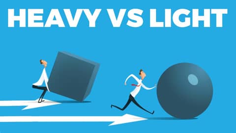 How To Select The Type Of Work You Allow In Your Life (Light vs Heavy)
