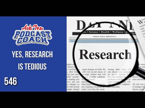 Yes, Research is Tedious