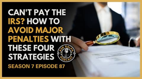 Can't Pay the IRS? How can you Avoid Major Penalties with These 4 Strategies? Can't Pay the IRS? How can you Avoid Major Penalties with These 4 Strategies?