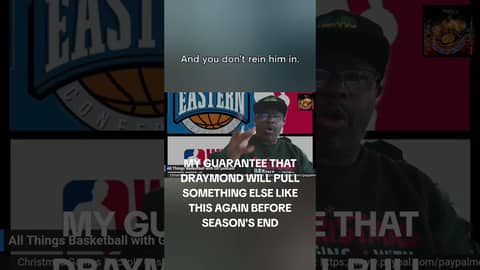 MY GUARANTEE THAT DRAYMOND WILL DO SOMETHING ELSE BEFORE SEASON'S END... #nba #basketball #draymond