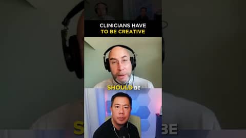 Clinicians have to be creative #shorts