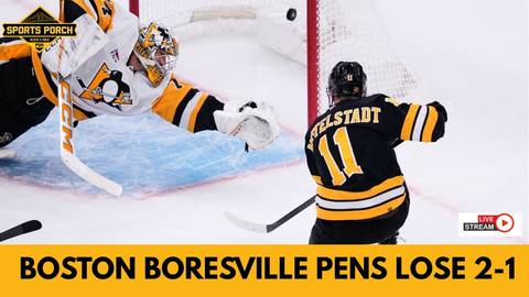 Snoozefest in Boston Pens lose 2-1