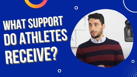 What support do athletes receive for mental health issues?