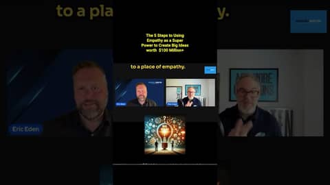 The 5 Steps to Using Empathy as a Super Power to Create Big Ideas worth  $100 Million+ #marketing