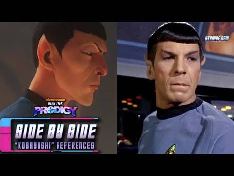 Star Trek Prodigy "Kobayashi" Episode References Side by Side Star Trek Prodigy "Kobayashi" Episode References Side by Side