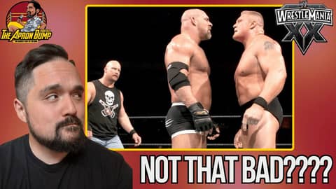 Was Goldberg vs. Brock Lesnar REALLY that bad?? | Wrestlemania 20