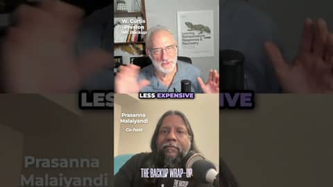 Cheap Backup Storage: SATA Disks + De-duplication = Savings! #shorts Cheap Backup Storage: SATA Disks + De-duplication = Savings! #shorts