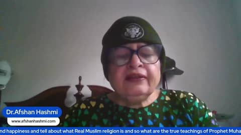 Thank you President Trmp for coming back from your Middle East Trip-By Dr Afshan Hashmi