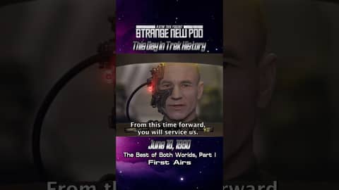 On this day in #startrek history, #startrektng Best of Both Worlds Pt 1 first aired! #otd #onthisday