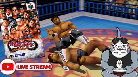 🎮 Shin Nippon Wrestling: Toukon Road – Brave Spirits (N64) | Japanese Import Gameplay Livestream! 🇯🇵