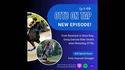 Ep.9 From Racetrack To Show Ring -- Using Exercise Rider Smarts When Restarting OTTBs