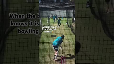 When the bowler knows it is good bowling they call it out 🏏