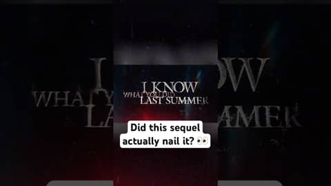 Did this legacy sequel nail it? 👀 | I Know What You Did Last Summer (2025) #podcast #horror