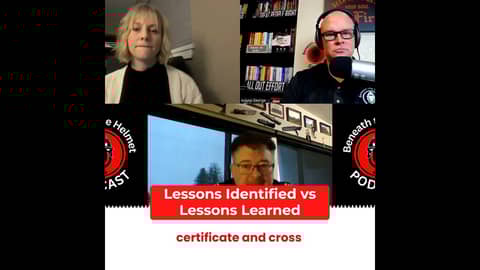 Lessons Learned or Lessons Identified. The culture of No Progress.