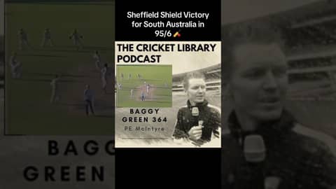 Peter McIntyre reflects on the significance of South Australia winning the Sheffield Shield 🏏