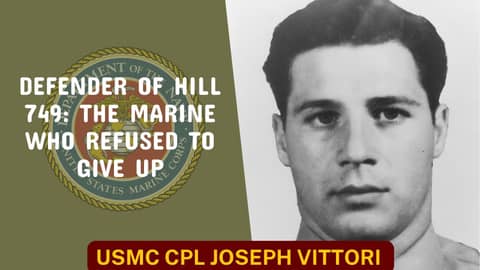 USMC Cpl. Joseph Vittori: Sacrifice at Hill 749 During the Korean War #usa #history #podcast USMC Cpl. Joseph Vittori: Sacrifice at Hill 749 During the Korean War #usa #history #podcast