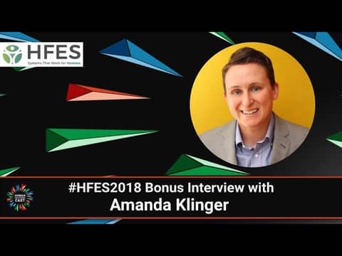 #HFES2018 Bonus Interview With Amanda Klinger