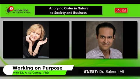 Applying Order in Nature to Society and Business (Working on Purpose) Applying Order in Nature to Society and Business (Working on Purpose)