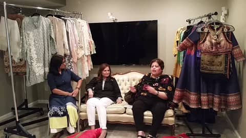 Dr.Afshan Hashmi supporting her childhood friend in her women Empowerment venture