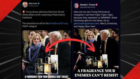 Donald Trump uses MY MEME in VIRAL Post for his FIGHT Cologne!