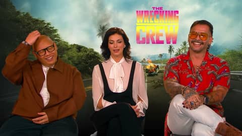 The Wrecking Crew Cast Interview | Jacob Batalon, Morena Baccarin, Ángel Manuel Soto The Wrecking Crew Cast Interview | Jacob Batalon, Morena Baccarin, Ángel Manuel Soto