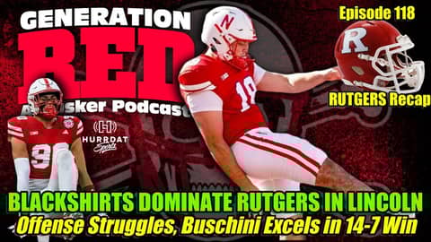 BLACKSHIRTS DOMINATE RUTGERS IN LINCOLN: Raiola & Offense Struggle as Buschini Excels in 14-7 Win BLACKSHIRTS DOMINATE RUTGERS IN LINCOLN: Raiola & Offense Struggle as Buschini Excels in 14-7 Win